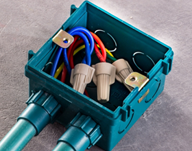 暗盒內并線使用美國理想接線器